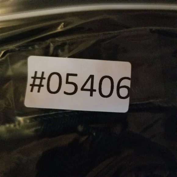 Nasty Gal Jeans Womens 8 Black Organic Cotton High Wide Leg Frayed Crop *Read* - Picture 16 of 16